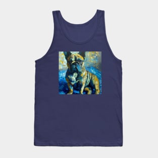 French Bulldog in the style of Van Gogh Tank Top